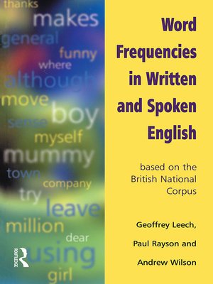 cover image of Word Frequencies in Written and Spoken English